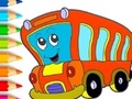 Гульня Coloring Book: Bus