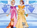 Гульня Elsa & Anna's Icy Dress Up