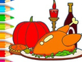 Гульня Coloring Book: Thanksgiving Day