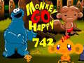 Гульня Monkey Go Happy Stage 742