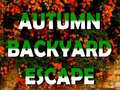 Гульня Autumn Backyard Escape 