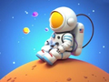 Гульня Coloring Book: Spaceman Sitting