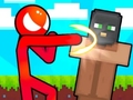 Гульня Stickman vs Villager: Save the Girl
