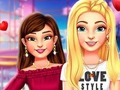 Гульня BFFs High School First Date Look