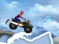 Гульня Spiderman Snow Scooter