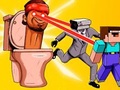 Гульня Skibidi Toilet and Nubik Survivors
