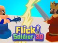Гульня Flick Soldier 3D