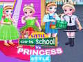 Гульня Little Girls School vs Princess Style