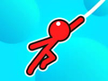 Гульня Stickman Hook Swing