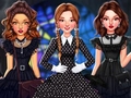 Гульня Celebrity Wednesday Addams Style