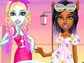 Гульня Monster Girls Summer Vacation