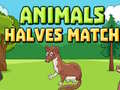 Гульня Animals Halves Match