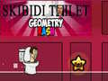 Гульня Skibidi Toilet Geometry Rash