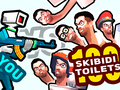 Гульня You vs 100 Skibidi Toilets