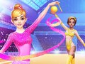 Гульня Gymnastics Girls Dress Up Game