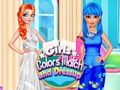 Гульня Girls Colors Match and Dress up
