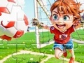 Гульня Jigsaw Puzzle: Football Keeper