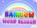 Гульня Rainbow Word Search