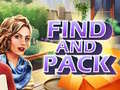Гульня Find and Pack