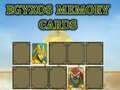 Гульня Egyxos memory cards