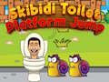 Гульня Skibidi Toilet Platform Jump