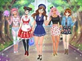 Гульня High School Anime Dress Up