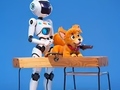 Гульня Coloring Book: Robot And Dog