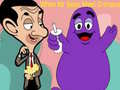 Гульня When Mr Bean meet Grimace