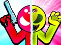Гульня Stickman Zombie vs Stickman Hero