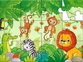 Гульня Jigsaw Puzzle: Animals In The Jungle