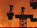 Гульня Ninja Stickman Warrior HTML5