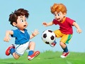 Гульня Coloring Book: Kick Ball