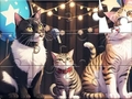 Гульня Jigsaw Puzzle: Singing Cat