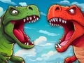 Гульня Dino World: Merge & Fight