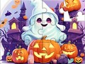 Гульня Jigsaw Puzzle: Halloween Cute Ghost