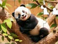 Гульня Jigsaw Puzzle: Panda On Tree