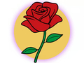 Гульня Coloring Book: Rose