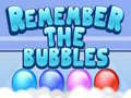 Гульня Remember the Bubbles