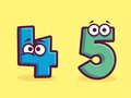 Гульня Coloring Book: Number 4-5