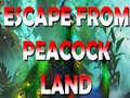Гульня Escape From Peacock Land