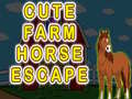 Гульня Cute Farm Horse Escape