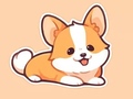 Гульня Coloring Book: Corgi