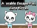 Гульня Adorable Escape Find Cute Kitten