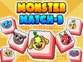 Гульня Monster Match-3 
