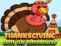 Гульня Thanksgiving Spot the Difference
