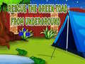 Гульня Rescue The Green Toad From Underground
