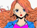 Гульня Anime Coloring Book