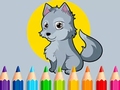 Гульня Coloring Book: Wolf