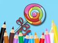 Гульня Coloring Book: Lollipop