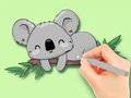 Гульня Coloring Book: Two Koalas